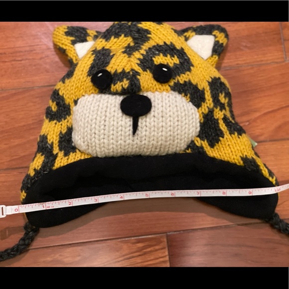 NWT!  Kyber Outerwear Wool Hat/Mitten Leopard Set - Picture 11 of 12